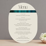 "Spectrum" - Menus in Teal by Heather Schertzer - Front