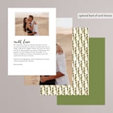"English Countryside" - Menus in Moss by Design Lotus - Back of Card Options