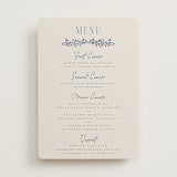 "Pavilion" - Menus in Navy by Petra Kern - Front