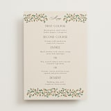 "Juliet" - Menus in Autumn by Ashlee Townsend - Front