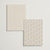 "Tendu" - Menus in Creme by Carly Reed Walker - Back of Card Options