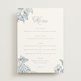 "Wreath In Bloom" - Menus in Lake by Leah Bisch - Front