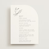 "Scripted Elegance" - Menus in Linen by Ana de Sousa - Front