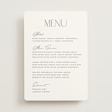 "Contemporary" - Menus in Cotton by Vanessa Doyle - Front