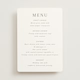 "East Coast Lighthouse" - Menus in Snow by Becky Nimoy - Front
