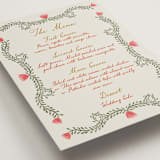 "Chantilly" - Menus in Sunset by Maja Cunningham - Detail