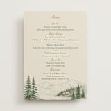 "Whispering Pines" - Menus in Forest by Elly - Front