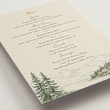"Whispering Pines" - Menus in Forest by Elly - Detail
