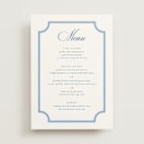 "Marenza" - Menus in Bluebell by Jessica Williams - Front
