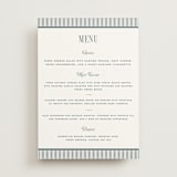 "Modern Stripes" - Menus in Capri by Emily Betts - Front