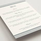 "Modern Stripes" - Menus in Capri by Emily Betts - Detail