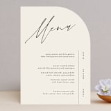 "Violet " - Menus in Linen by Kelly Schmidt - Front