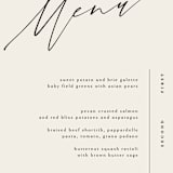 "Violet " - Menus in Linen by Kelly Schmidt - Detail