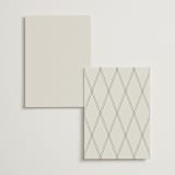 "Softly Swept" - Menus in Ivory by Carolyn Nicks - Back of Card Options