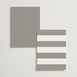 "Portrait" - Menus in Platinum by Heather Schertzer - Back of Card Options