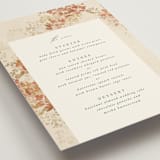"Falling Foliage" - Menus in Stone by Robert and Stella - Detail