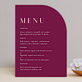 "veranda" - Menus in Merlot by Angela Marzuki - Front