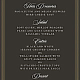 "Arabesque" - Menus in Obsidian by Robert and Stella - Detail