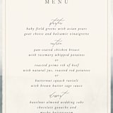 "Lakefront" - Menus in Natural by Robert and Stella - Detail