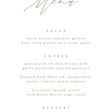 "Napa" - Menus in Golden by Kelly Schmidt - Detail