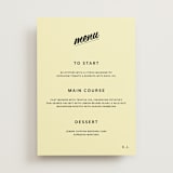 "Courthouse" - Menus in Butter by Studio Suku - Front