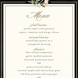 "Forever" - Menus in Blush by Susan Moyal - Detail