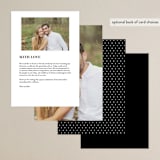 "Ribbon Border" - Menus in Tuxedo by Jill Means - Back of Card Options