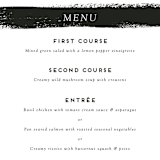 "Love In The City" - Menus in Pearl by Shiny Penny Studio - Detail