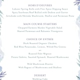 "Big Blooms" - Menus in Dew by Grace Kreinbrink - Detail