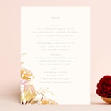"garden" - Menus in Peach by Lori Wemple - Front