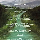 "Adventure Begins" - Menus in Forest by Elly - Detail