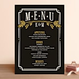 "Inked" - Menus in Honey Bee by GeekInk Design - Front