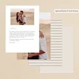 "Rustic Love" - Menus in Parchment by GeekInk Design - Back of Card Options