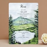 "Into the Woods" - Menus in Forest by Elly - Front