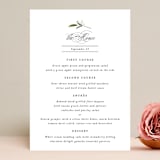 "Adorned Ampersand" - Menus in Cotton by Jennifer Postorino - Front