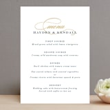 "Sullavan" - Menus in Teal by Carly Reed Walker - Front