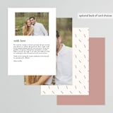 "Astor" - Menus in Blush by Carly Reed Walker - Back of Card Options