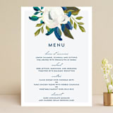 "Our Something Blue" - Menus in Ocean by AK Graphics - Front