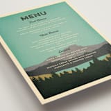 "Mountain View" - Menus in Forest by Nam Bourassa - Detail