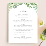 "Leafy ampersand" - Menus in Mint Leaf by Jennifer Wick - Front