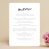 "Funky Names" - Menus in Navy by Phrosné Barwood - Front