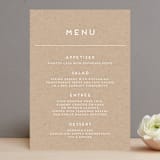 "Modern Stamp" - Menus in Kraft by seulghi - Front
