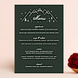 "Adventurous" - Menus in Forest by Sarah Brown - Front