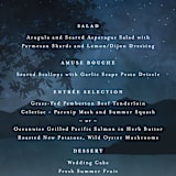 "Coastal Nights" - Menus in Midnight by Kelly Schmidt - Detail