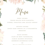 "Garden Wedding" - Menus in Blush by Susan Moyal - Detail