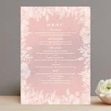 "Summer Bliss" - Menus in Blush by Grace Kreinbrink - Front