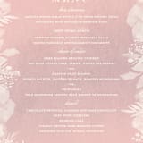 "Summer Bliss" - Menus in Blush by Grace Kreinbrink - Detail