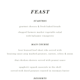 "Olive Branch" - Menus in Olive by Wildfield Paper Co - Detail