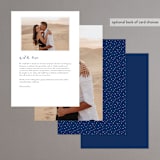 "Floral Ring" - Menus in Atlantic by Karidy Walker - Back of Card Options