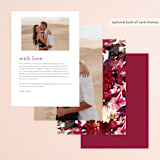 "Tidal Blooms" - Menus in Holly by Grace Kreinbrink - Back of Card Options